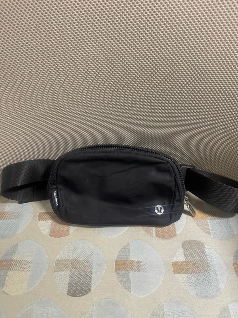 lululemon athletica Black Nylon Belt Bag